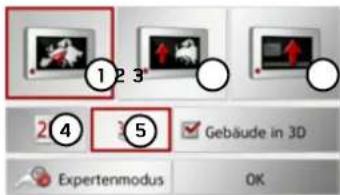 ① ② ③ 2 ④ ⑤ Gebäudef in 3D Expertenmodus OK