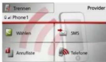 Trennen Phone1 Provider Wahlen SMS Anrufliste Telefone