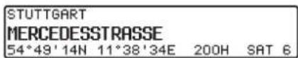 BECKER Indianapolis Pro 7955 - Aktuelle Position abrufen - 2