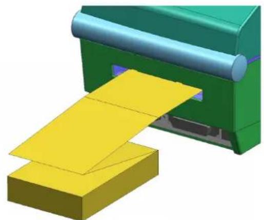 Bixolon SLP-T400G - 5-7-2 Einlegen des Endlospapiers - 1