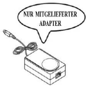 Bixolon SLP-T403EG - Nur den mitgelieferten Adapter verwenden. - 2