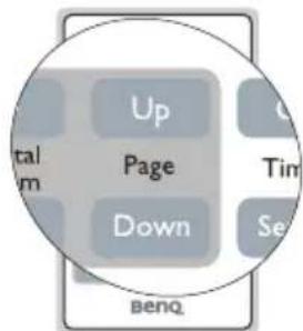 Up Page Down BenQ