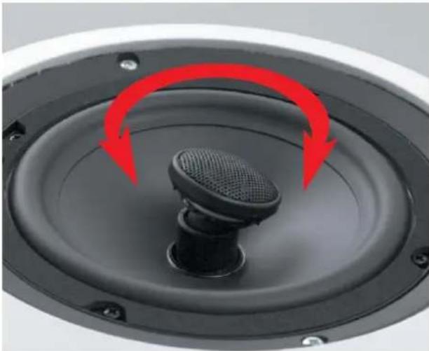 CANTON InCeiling 650 DT - Ausrichtung des Hochtöners / Adjusting the Tweeter - 1
