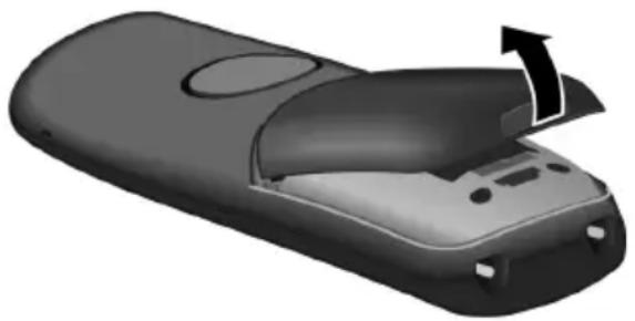 GIGASET CX475 ISDN - Akkudeckel schließen - 3