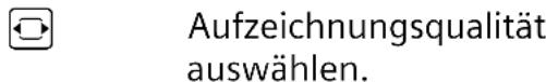 GIGASET CX475 ISDN - Aufzeichnungsqualität einstellen - 2