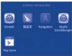 Zielecz verwendet Einstell Java Navigation WLAN- Einstellungen Play Store
