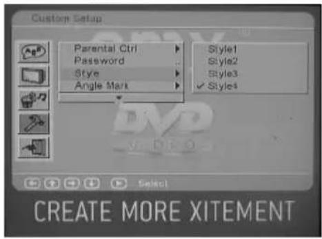 Custom Setup Parental Ctrl Password Style Angle Mark Style1 Style2 Style3 ✓ Style4 CREATE MORE XITEMENT