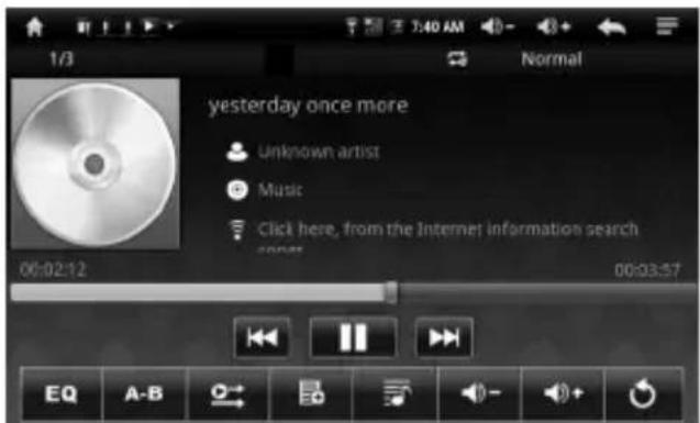 1/3 Normal yesterday once more Unknown artist Music Click here, from the Internet information search 00:02:12 00:03:57 EQ A-B