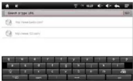 BINATONE ReadMe Mobile - Using the On-screen Keyboard - 1