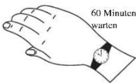 60 Minuten warten