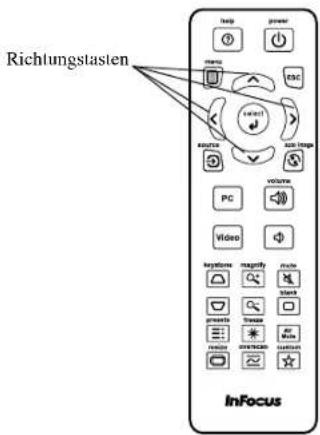 Richtungstasien InFocus