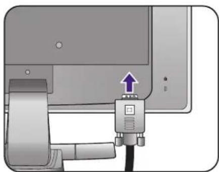 BENQ 9H.L8GLB.HWE - D-Sub-Kabel anschließen - 1