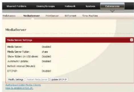 BUFFALO LinkStation Pro Duo Diskless - To disable playback from a specific DLNA media player - 1
