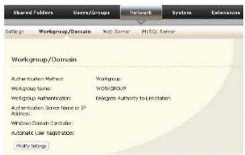 BUFFALO LinkStation Pro Duo Diskless - Access Restrictions on Active Directory - 1