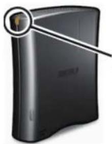 BUFFALO LinkStation Pro Duo Diskless - Power LED flashing amber - 1