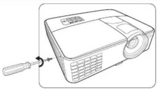 BENQ 9H.J6F77.13E - Replacing the lamp - 2