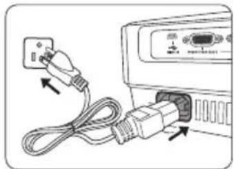 BENQ 9H.J6F77.13E - Starting up the projector - 1