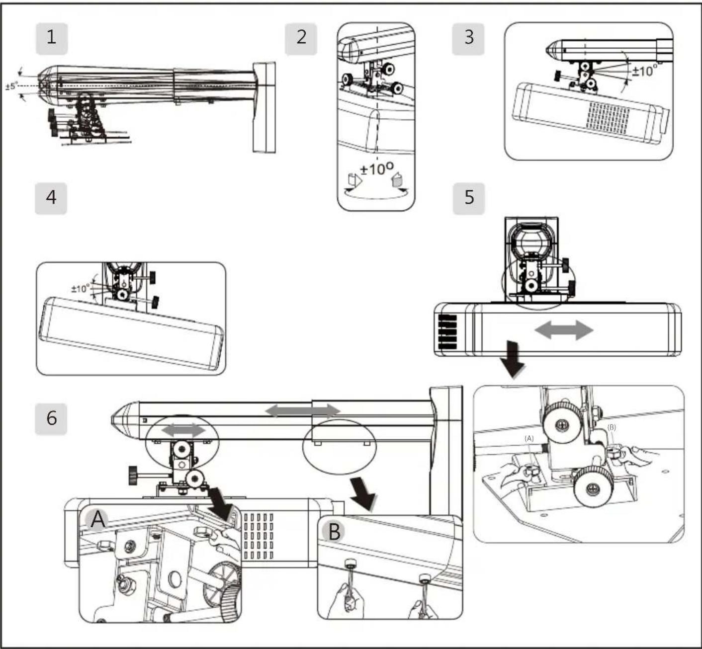 Technical diagram illustrating the assembly and disassembly of a mechanical device with labeled parts and angular measurements.