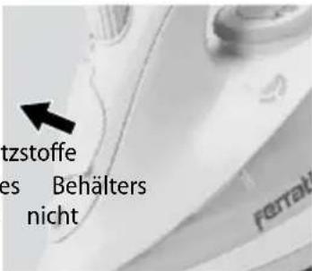 Bezstoffe es Behälters nicht