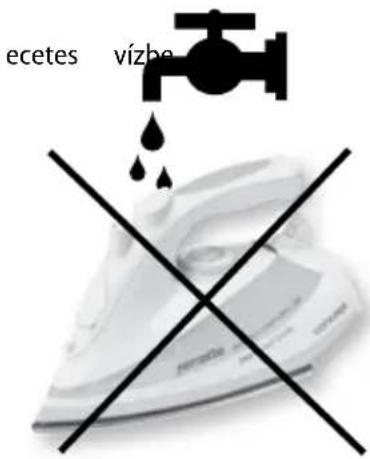 ecetes vízbe