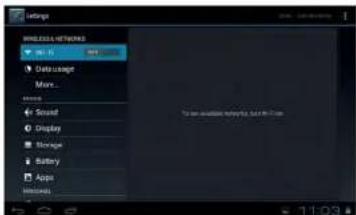 Settings WINDISSA NETWORKS Data usage More... Sound Display Storage Battery Apps Windows