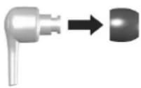 BEYERDYNAMIC MMX 101 iE - Using your in-ear phones – selecting the right ear-pieces - 2