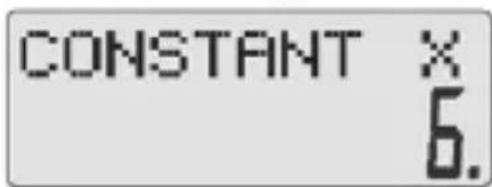 CONSTANT X 6.