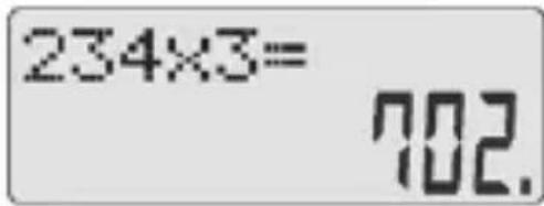 234×3= 702.