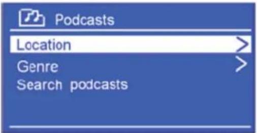 BLAUPUNKT IR 38e - Radiosender über Podcasts wählen - 1