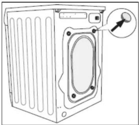 BAUMATIC BFWM1406W - Removing the transit bolts - 2