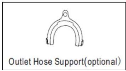 Outlet Hose Support(optional)