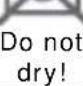 BAUMATIC BFWM1406W - A selection of wash care symbols - 36