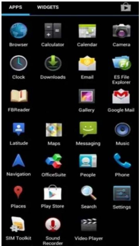 Yarvik Ingenia Nimity SMP40-200 - Ajouter des widgets et 3.1 des raccourcis sur votre page d'accueil - 2