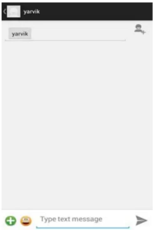 yarvik yarvik Type text message