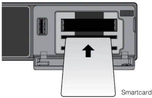 Vu+ Ultimo - Einstecken der Smartcard - 1