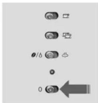 Diagram showing various icons representing battery or sensor components with a downward arrow indicating direction.