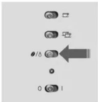 Diagram showing device status indicators with arrows pointing to icons for status change and reset.