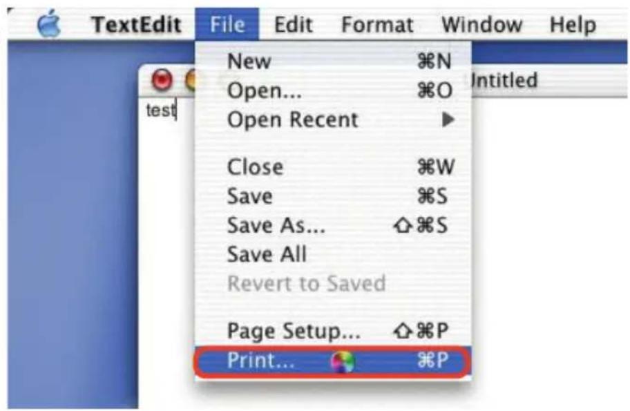 TextEdit File Edit Format Window Help New ⌘N Open... ⌘O Open Recent ▶ Close ⌘W Save ⌘S Save As... ⏻ ⌘S Save All Revert to Saved Page Setup... ⏻ ⌘P Print... ⌘P