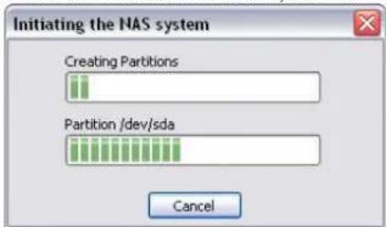 Fantec GL-35DSR - NAS-System initialisieren - 6