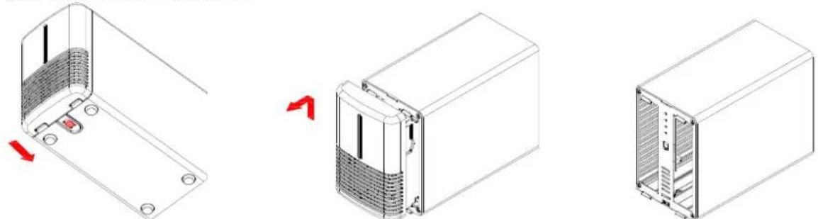 Fantec GL-35DSR - Montage Festplatte - 1