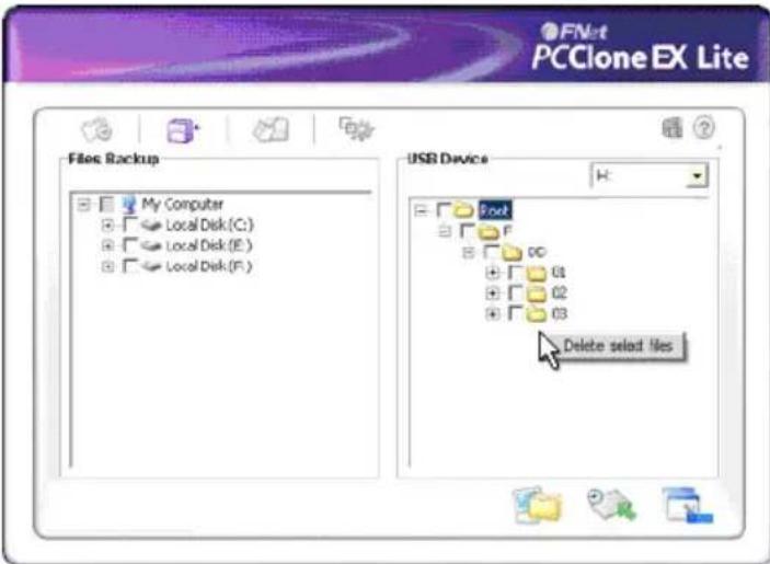 Fantec MD-25U3 - Löschen Sie das Dateibackup - 1
