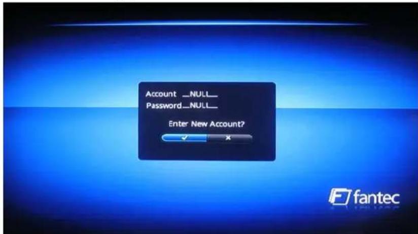 Account _NULL_ Password _NULL_? Enter New Account?