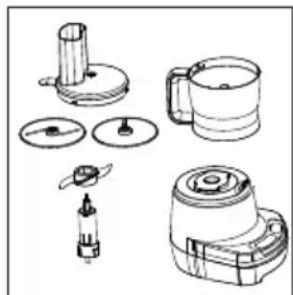Gastroback Design Food Processor S - Raspeln, Reiben und Scheiben schneiden mit den Messerscheiben - 1