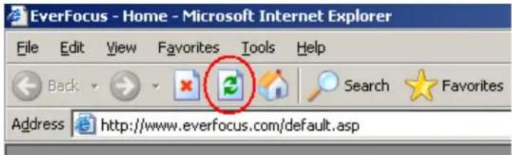 EverFocus - Home - Microsoft Internet Explorer File Edit View Favorites Tools Help Back Search Favorites Address http://www.everfocus.com/default.asp