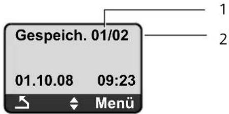 GIGASET C380 - Entwurfsliste öffnen - 1