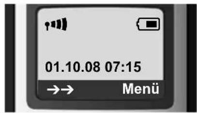 GIGASET C380 - Display im Ruhezustand - 1