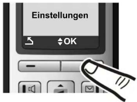 GIGASET C380 - Datum und Uhrzeit einstellen - 3