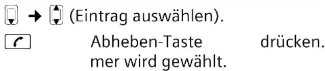 GIGASET C380 - Mit Telefonbuch wählen - 1