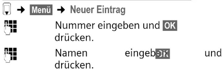 GIGASET C380 - Nummer im Telefonbuch speichern - 1