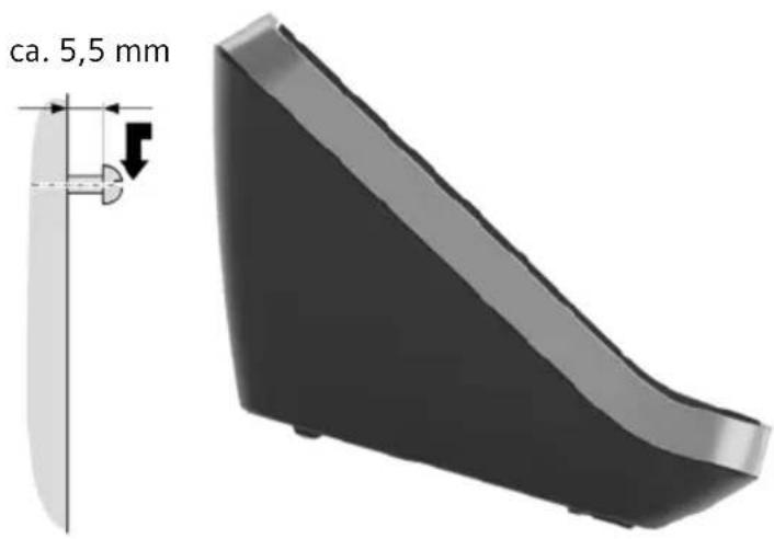 GIGASET S790 Duo - Wandmontage der Basis (nur Gigaset S790) - 2